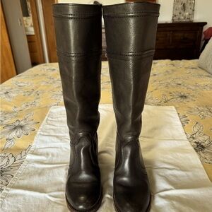 Frye “Jane” boots. Charcoal gray. Leather.